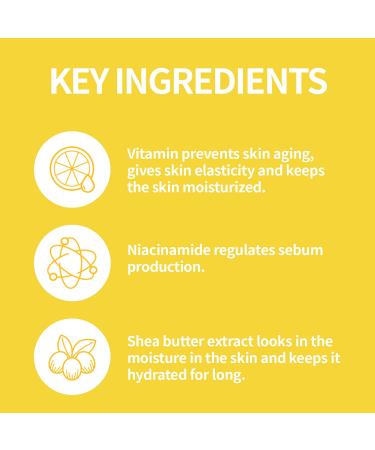 Coxir Vita C Serum | Niacinamide Face Serum with Vitamins | Hydrating & Moisturizing Korean Skincare | Paraben Free Cruelty Free | 50ml/1.69 fl.oz - Buy Online on GoSupps.com