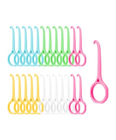 Kingbzis 25PCS Aligner Removal Tool - Removal Aligner Tooth Hook for Invisible Braces-5 Colors Invisalign Remover Tool for Invisalign Removable Retainers Braces Removal Kit