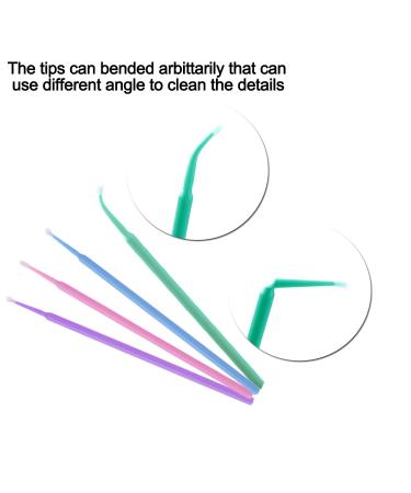 Disposable Micro Brushes for Eyelash Extensions - 400 Pcs Eyelash Brush Cleaning Sticks Applicator | Makeup & Dental Use - Buy Online on GoSupps.com