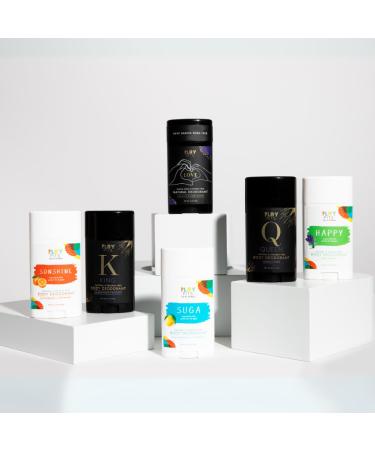 PLAY PITS - Natural Kids Whole Body Deodorant - Safe for Girls and Boys w/Sensitive Skin of All Ages - Clean Non-Toxic & Paraben Free - HAPPY Scent - Infused w/Lavender Essential Oils 2.65Oz Happy 2.65 Ounce (Pack of 2) - Buy Online on GoSupps.com