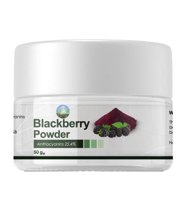 NPOW Natural Superfood Powder Organic Mulberry Powder 100% Natural Blackberry Extract Powder Non-GMO Blackberry Powder Herbal Powder Antioxidant Powder Measuring Spoon Tea Powder