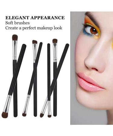 7-Piece Kabuki Makeup Brush Set - Professional Wet & Dry Cosmetic Brushes for Blush Powder Highlight & More - Black - Buy Online on GoSupps.com