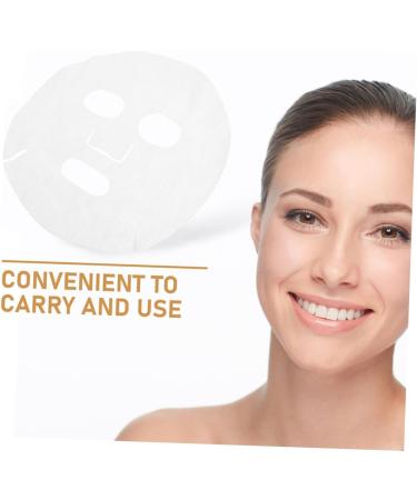 100 Pi ces Masques Faciaux DIY Non Tiss Blanc Feuilles de Masque Visage et Respirantes pour Soins Peau Quotidiens Exfoliation et Purification Domicile - Buy Online on GoSupps.com