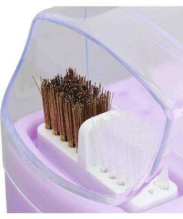 Nail Drill Bit Holder Nail Drill Bit Holder 30 Holes Dustproof Portable Manicure Accessories Stable Base for Artist for Salon (PURPLE) - Buy Online on GoSupps.com