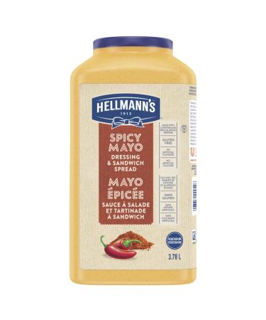 Hellmann's Spicy Mayonnaise Gluten Free Kosher 3.78 L