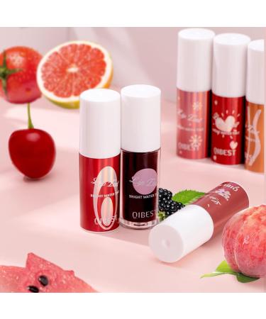 Pakivs Lip Tint Stain Set 6 Colors Lipstick Lip Stain Long Lasting Lip Gloss Moisturizer Eyes Cheeks Lip Stain Lip Tint Set for Women - Buy Online on GoSupps.com