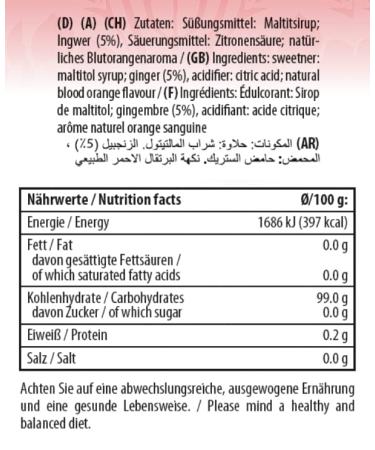 Buy IBONS Sugar-Free Lozenges 75g - Ginger Blood Orange Flavor | International Shipping Available - Buy Online on GoSupps.com
