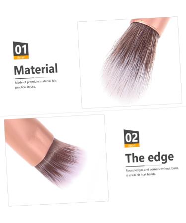 Healeved 72 Pcs Makeup Brush Eye Shadow Brush Nose Contour Brush Face Powder Blush Artificial Fiber Golden - Buy Online on GoSupps.com