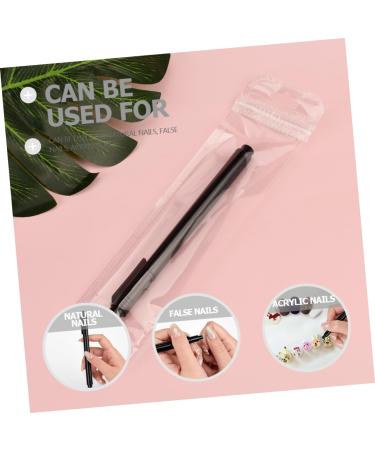 FRCOLOR Nail Pen Nail Polish Drawing Pen Nail Brush Pen Nail Art Tips Builder Pen Nail Drawing Pen Extension Gel Pen Nail Gel Polish Manicure Decor Pen Manicure Pen Step Abs Practice Hands 14X1X1CM Black - Buy Online on GoSupps.com
