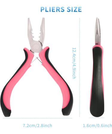 Ninoclar 3 Holes Mini Plier for Micro Nano Ring Hair Extensions Opener and Removal Tool - Buy Online on GoSupps.com