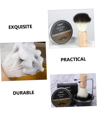 Buy Hemoton Men's Grooming Kit - Shaving Foam Bowl & Brush Set | Portable 3-Piece Suit for Cosmetology | International Shipping Available - Buy Online on GoSupps.com