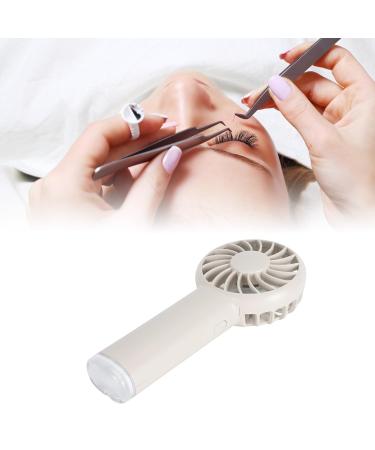 Handheld Eyelash Fan Adjustable Mini Portable Lash Fan Speed Quiet Operate Portable USB Rechargeable Small Handheld Lash Fan for Women Girls - Buy Online on GoSupps.com