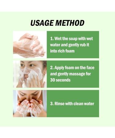 Bamboo Charcoal Facial Soap - Oil Control Deep Cleansing & Brightening | Removes Blackheads Unclogs Pores Hydrating(2PCS) - Buy Online on GoSupps.com