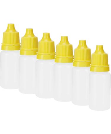 Acouto Easy Wipe Clean Set of 50 Eye Drop Bottles with Lid Saline Omega 3 YELLOW - Buy Online on GoSupps.com