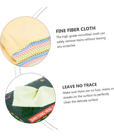 FOMIYES Eyeglasses Cleaning Cloth - Premium Glasses Wipes | Assorted Colors | 17x14cm | International Shipping Available - Buy Online on GoSupps.com