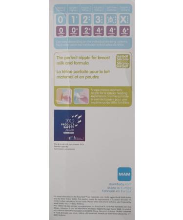 MAM Easy Start Anti-Colic Bottle 9oz (2 count) MAM Baby Bottle with Medium Flow Nipple Breastfed Baby Feeding Essentials Boy ( Packaging May Vary ) boy Anti-Colic Bottle(2 count) - Buy Online on GoSupps.com