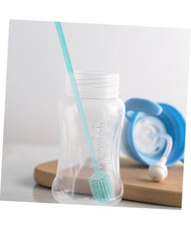 Gleavi Silicone Bottle Brush for Effective Cleaning | 1 Pack Blue - Ideal for Infant Glasses & Water Bottles - Buy Online on GoSupps.com