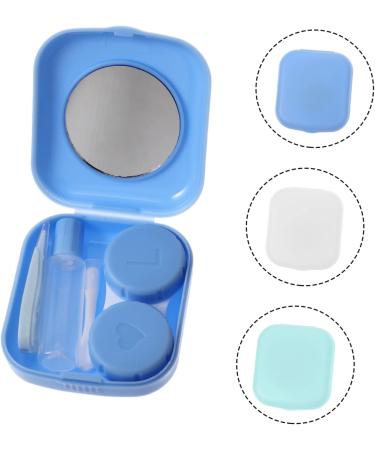 Partykindom Travel Size Contact Lens Container Set | Colorful Cosmetic Holder & Solution Kit | Perfect for Invisible Lens Storage - Buy Online on GoSupps.com