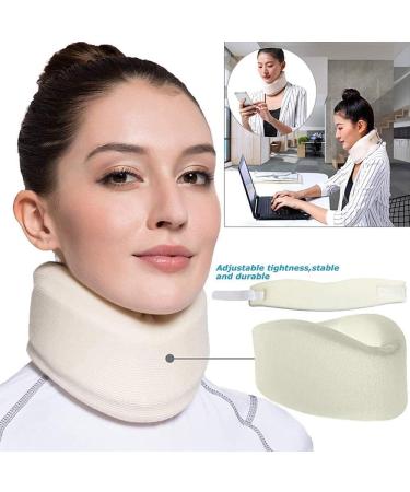 JLASDR Adjustable Neck Support - Soft Foam Neck Protection for Pain Relief & Spine Support | International Shipping Available - Buy Online on GoSupps.com