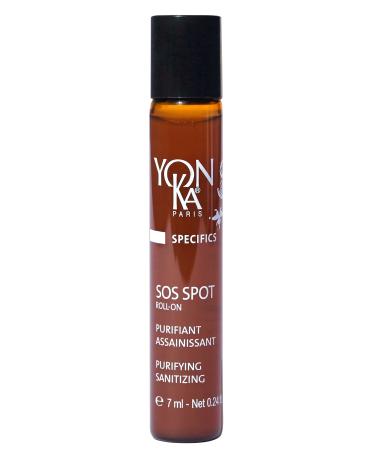 Yon-Ka SOS Spot Acne Treatment  Roll On Natural Lactic Acid to Clear Breakouts (7ml)