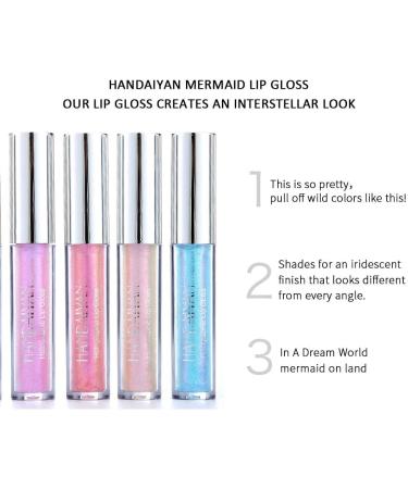 6 Pack Diamond Liquid Glitter Lipsticks | Nonstick Metallic Lipgloss Set for Women & Girls - Shimmering Lip Cosmetics - Buy Online on GoSupps.com