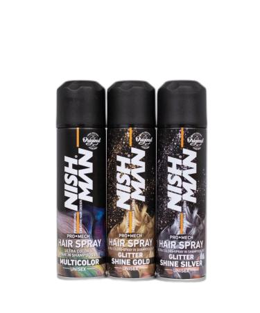 Nish Man Hair Colour Wax (Shine Silver) - Buy Online on GoSupps.com