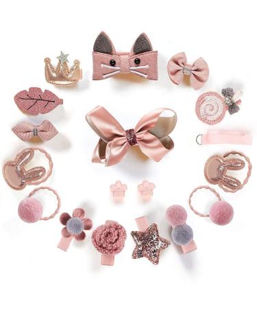 Buy Karlor 18-Piece Girls Hair Clips Set - Star Crown & Flower Hairpins for Toddlers | Perfect Gift for Baby Girls - Buy Online on GoSupps.com