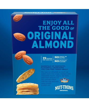 Buy Blue Diamond Almond Cracker Crisps - Original Almond 4.25 oz | Crunchy Snack - Buy Online on GoSupps.com