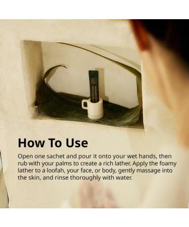 Authentic Green All In One Powder Wash Portable Natural Cleanser For Face Travel Friendly Skincare Easy Dissolving Powder Formula Hygienic Single Use Botanical Extracts 3g X 20P Packet Type 0.11 Ounce (Pack of 20) - Buy Online on GoSupps.com