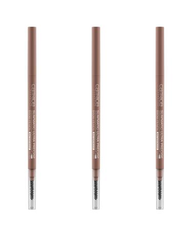 Catrice eyebrow pencil - Catrice Slim'matic Ultra Precise Brow Pencil with eyebrow brush 3 Pack (3x0.05g) No. 020 medium 0.05 g (3 SPAL) 020 medium