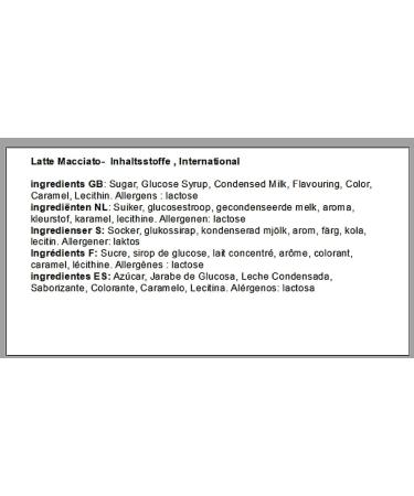 500 gr of sweetened latte macchiato with milk - Buy Online on GoSupps.com