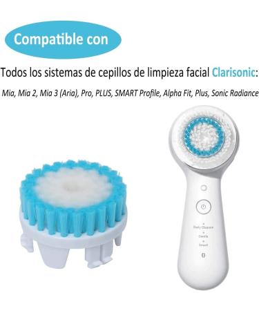 Poweka Replacement Brush Heads for Clarisonic Mia & Mia 2 Pro Plus - 6 Pack Facial Cleanser & Pore Care - Buy Online on GoSupps.com