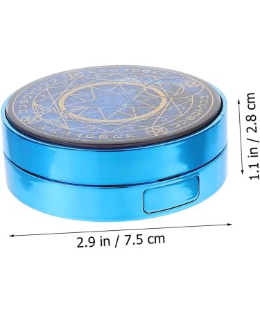 Buy HOMSFOU Starry Sky Glasses Case - Contact Lens Care Box (PP Blue 7.5x7.5cm) - Perfect for Colored Lenses | International Shipping - Buy Online on GoSupps.com