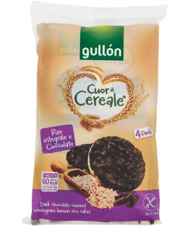 Italian Gourmet E.R. Gull n Cuor di Cereale Dark Chocolate Coated Whole Grain Rice Waffles Gluten Free 105g + 400g Set of 4 - Buy Online on GoSupps.com