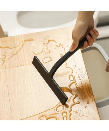 Shop love Shower Squeegee Auto Family Expenses Bathroom Floor 9'' Black Silicone Spatula Stainless Steel Core Short Handle Washing and Scraping Artifact (Silicone Hook) - Buy Online on GoSupps.com