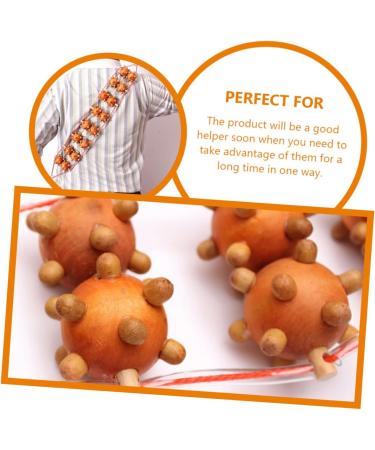 Lurrose 3-St Massage Device - Wooden Neck Roller & Fascia Therapy Tool for Ultimate Relaxation - Buy Online on GoSupps.com