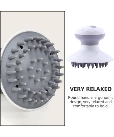 FRCOLOR 3-Pack Electric Shampoo Brush Head Scrubber - Silicone Scalp Massager & Hand Massager - Durable ABS Material - Ideal for Healthy Hair Care - Buy Online on GoSupps.com