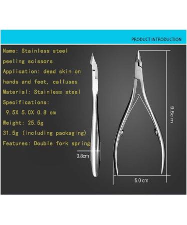 3 Packs Cuticle Cutter Cuticle Nippers Pointed Blade Cuticle Trimmer Stainless Steel Nail Clippers Manicure Tool for Fingernails No Cuticle - Buy Online on GoSupps.com