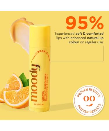 Vitamin C Lip Balm with SPF 15 | Mandarin Orange & Acai Berry Oil | Moisturizes & Protects Chapped Lips for Men & Women (5.8g - Buy Online on GoSupps.com
