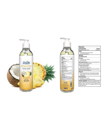 PURITA Antibacterial Liquid Hand Soap 16 fl OZ with Aloe Vera Vitamin E and Invigorating Scents - (1x Dragon Fruit Lavender Pi a Colada Lime Margarita Pack of 4) Made in USA - Buy Online on GoSupps.com