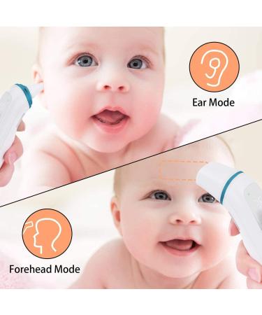 Non Contact Thermometer for Adults and Kids - Fever Alarm - Bright LCD Display - Instant Reading (Black) - Buy Online on GoSupps.com