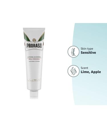 Proraso Men's Sensitive Shaving Cream 5.2 Oz - Gentle Formula for Smooth Shave - Buy Online on GoSupps.com