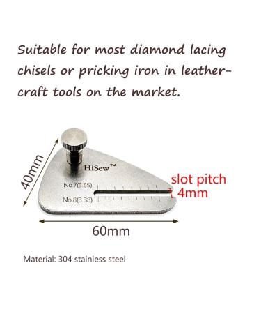 Leather Stitching Punch Plate for Pricking Iron & Lacing Chisel - Leather Craft Tool (1Pc) - Buy Online on GoSupps.com