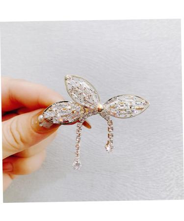 minkissy 1pc Hairpin Rhinestone Clip Women Hair Clip Fashion Non- Hair Clamps Party Headdress Rhinestone Headpiece Fashion Non-slip Hair Clamps Rhinestones Side Clip Delicate Miss - Buy Online on GoSupps.com