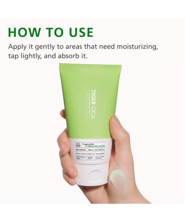 It'S SKIN Tiger Cica Green Chill Down Gel Cream 100ml - Soothing & Cooling Redness Relief - Buy Online on GoSupps.com