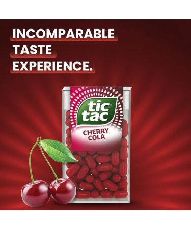 Tic Tac Mixers Cherry Cola (Cherry Cola) 12 Count Clean And Fresh Delicious And Tasty For Little Moments Of Refreshment - Buy Online on GoSupps.com