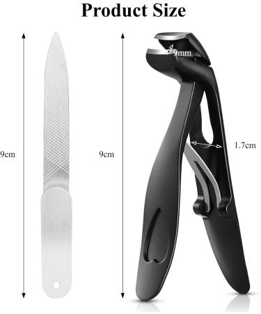 GMHLLES Nail Clippers Toe Nail Clippers for Thick Nails Toe Nail Clippers Nail Clippers Set for Men is Suitable for The Elderly Men Women Etc. (1 with A Pointed) - Buy Online on GoSupps.com