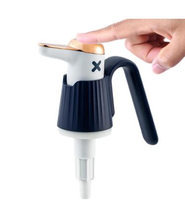 Povanjer Dispenser Pump for Oyster Sauce Bottles Precise Control Coffee Pump Dispenser Syrup Kitchen Aid Oyster Sauce Bottle Nozzle Pump Head Soy Sauce Syrup Dispenser Navy Blue