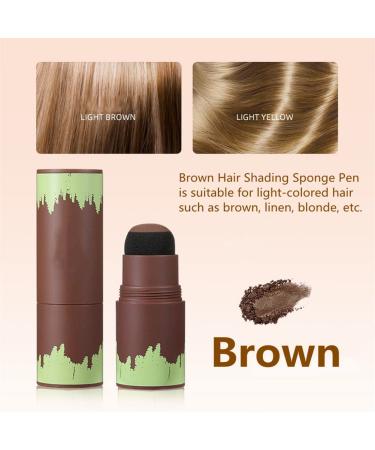 2PCS Hairline Powder Stick for Root Touch Up - Waterproof Hair Shadow Powder in Dark Brown Shade for Gray Hair Coverage and Thin Hair - Hair Filler Powder with Shading Sponge Pen - Buy Online on GoSupps.com