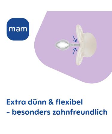 Shop MAM Perfect Start Baby Pacifiers 0-2 Months - Eco-Friendly Silicone Set with Box | Tooth-Friendly Newborn Soothers (Bear & Elephant) - Buy Online on GoSupps.com